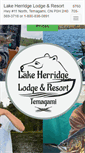 Mobile Screenshot of lakeherridgelodge.com