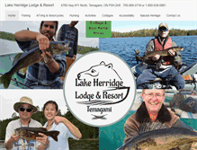 Tablet Screenshot of lakeherridgelodge.com